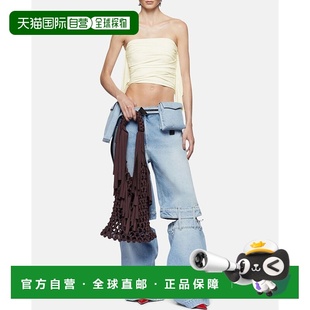 241WCP157D073 镂空细节牛仔长裤 1h可退 香港直邮Attico