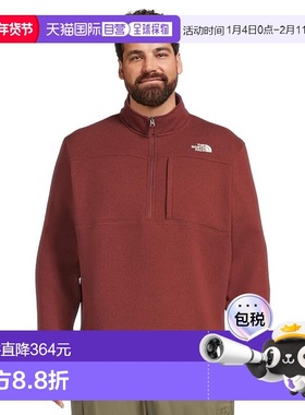 1h可退 香港直邮the north face 北面 男士 Gordon Lyons ¼ 拉链