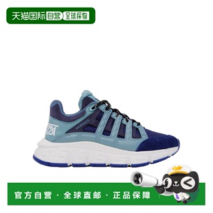 1h可退 香港直邮VERSACE 23FW Trigreca 徽标低帮运动鞋 Men男鞋