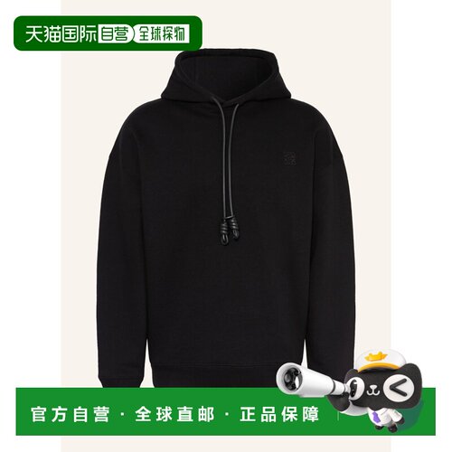 香港直邮LOEWE 男士卫衣 100278615313000 CO 黑色 Hoodie