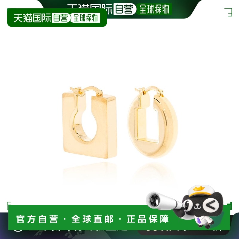 香港直邮Jacquemus 女士 不对称迷你环形耳环 233JW5675845