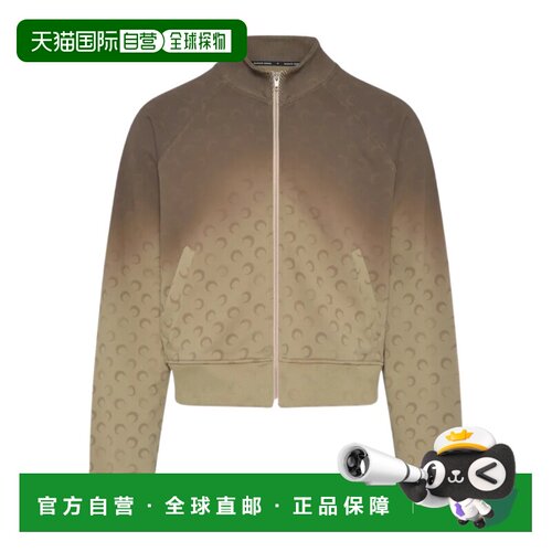 Marine Serre 月亮图案拉链卫衣 UJA081ACJER0073