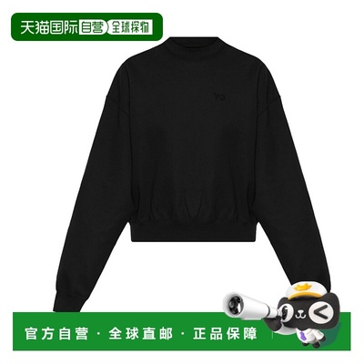 1h可退 香港直邮Y-3 女士 带Logo运动衫 JX7375 black黑色 舒适时