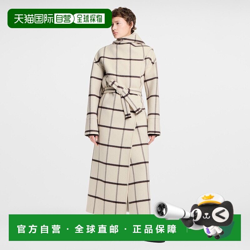 自营1h可退 欧洲直邮LV路易威登 Cosy女士米色羊毛老花图案穆勒鞋