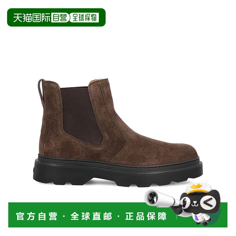 香港直邮Tod's 圆头短筒靴 XXM24L0IR30RE0男鞋短靴