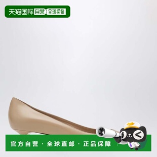 香港直邮Jimmy Choo 周仰杰 女士 Amelia 35 浅褐色皮质浅口鞋(Ch