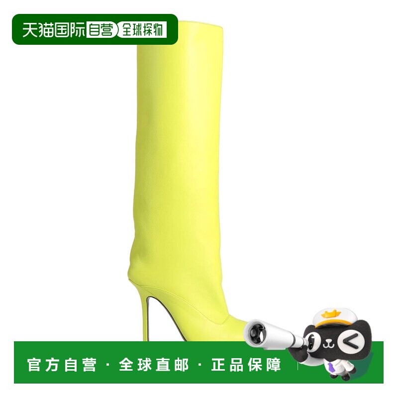 香港直邮The Attico 女士 靴子 green绿色 舒适时尚长筒靴高跟