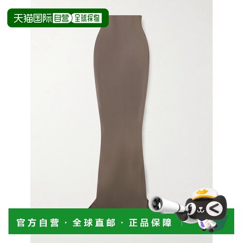 香港直邮rick owens 瑞克 欧文斯 女士 Dirt Coda 弹性针织长款半
