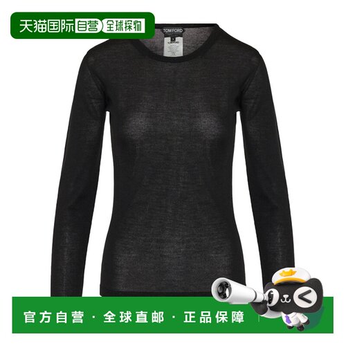 Tom Ford 细针织长袖T恤 MAK1499YAX1094 【付后1h可退】
