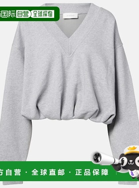 1h可退 香港直邮Sportmax 斯宝麦斯 女士 Colleg 棉混纺针织卫衣