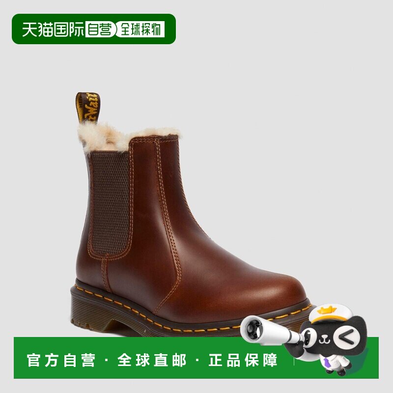 自营欧洲直邮DrMartens马丁大夫 2976 Leonore女士皮革加绒切尔西