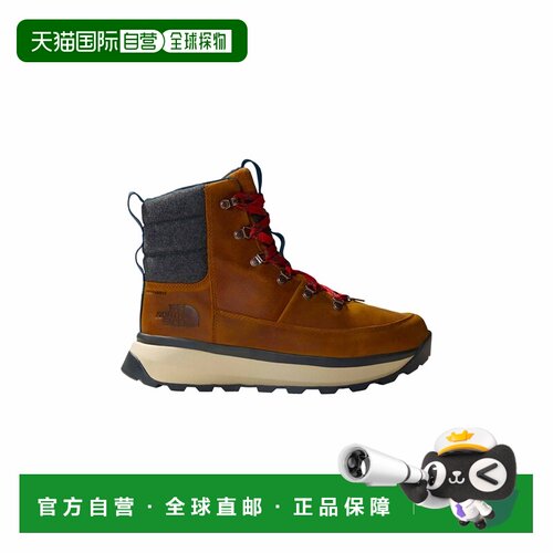 自营欧洲直邮The North Face北面 Bergen男士户外防水透气皮革靴