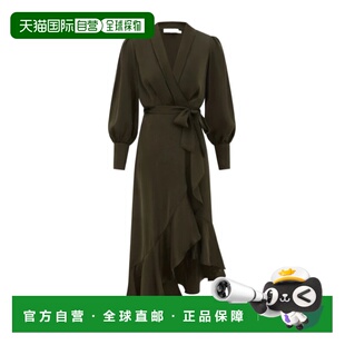 1h可退 香港直邮Zimmermann 裹身中长连衣裙 8066DS26R