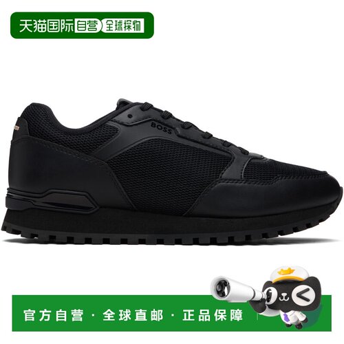香港直邮BOSS 波士 男士 黑色 Running-Inspired 运动鞋 50557903
