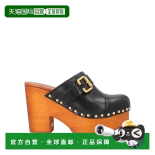 1h可退 香港直邮Chloe 蔻依 女士 Mules 木屐 black黑色 舒适时尚