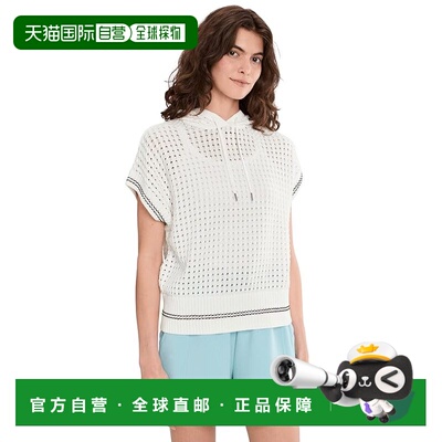 美国直邮VARLEY 女士 Vittoria 针织连帽衫 white白色 舒适时尚