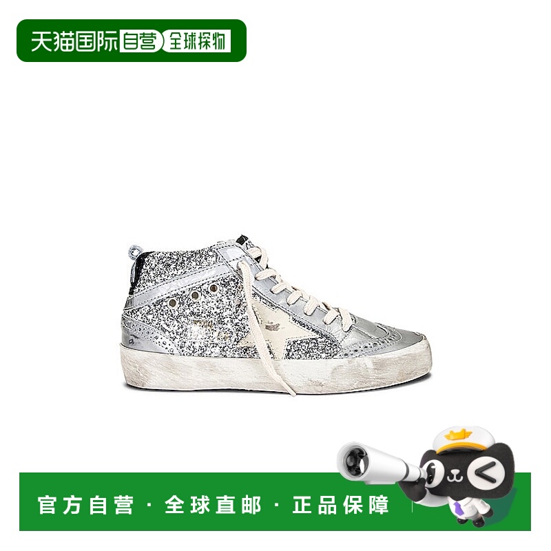 1h可退 香港直邮GOLDEN GOOSE 女士 徽标高帮运动鞋 GWF00122F004