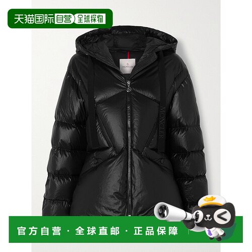 1h可退 香港直邮Moncler 盟可睐 女士 Seine glossed-shell 连帽