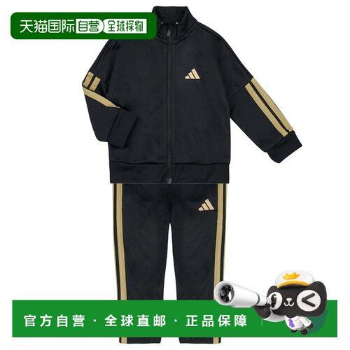 欧洲直邮adidas 儿童衣服 套装 黑色 春夏 JC8857