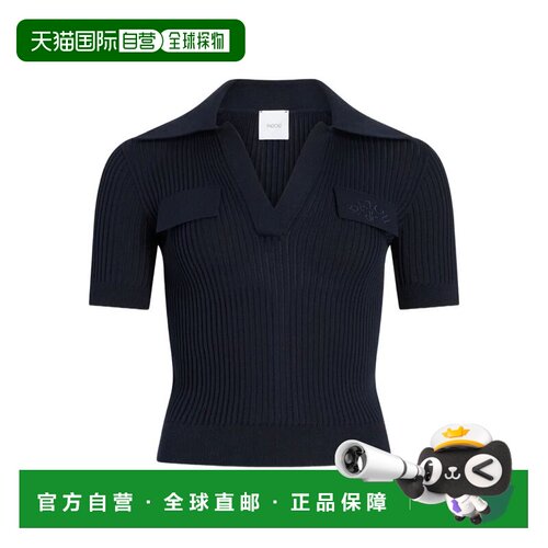 1h可退 欧洲直邮PATOU 女士POLO衫 KN3418094694N SS2026 黑色 Em