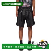 香港直邮Dsquared2 Biker 二次方 黑色 1h可退 Boxer 男士 Big 短