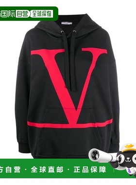 【99新未使用】香港直邮Valentino logo印花连帽卫衣 SB3MF00V4VH