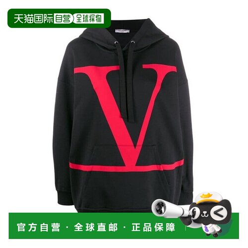 【99新未使用】香港直邮Valentino logo印花连帽卫衣 SB3MF00V4VH
