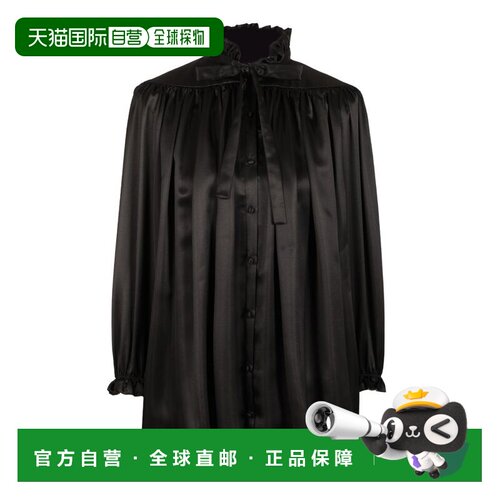 1h可退香港直邮Balenciaga 巴黎世家 女士 系带罩衫 831650TMN09