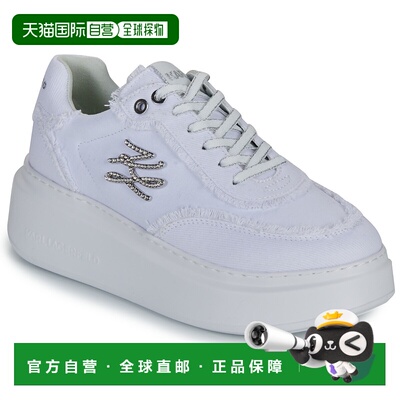 欧洲直邮Karl Lagerfeld卡尔拉格斐女鞋低帮板鞋ANAKAPRI Autogra