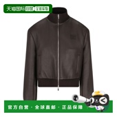 香港直邮Miu Miu 长袖 1h可退 皮夹克 MPV961172Q