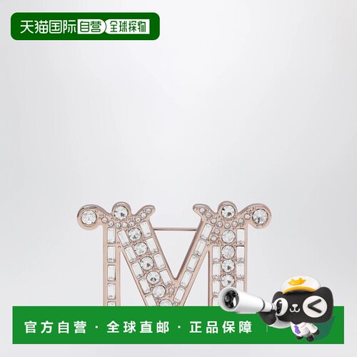 香港直邮MAX MARA 女士胸针 BATH2ME001 AW2026 银色 Monogram br