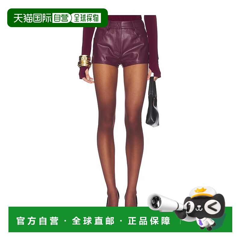 1h可退 香港直邮NORMA KAMALI 诺玛 卡玛丽 女士 高腰牛仔短裤 ST