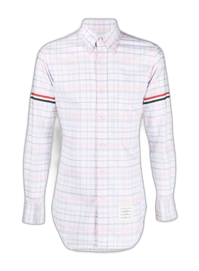 香港直邮Thom Browne 徽标长袖衬衫 MWL150AF0182男装