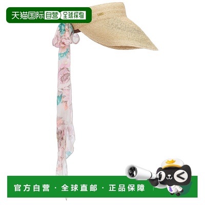 1h可退 香港直邮Chloe 蔻依 女士 拉菲草编织遮阳帽 25AHV02