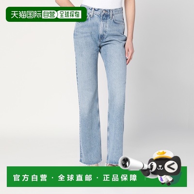1h可退 香港直邮AGOLDE 女士 褪色设计浅蓝牛仔裤(regenerated) A