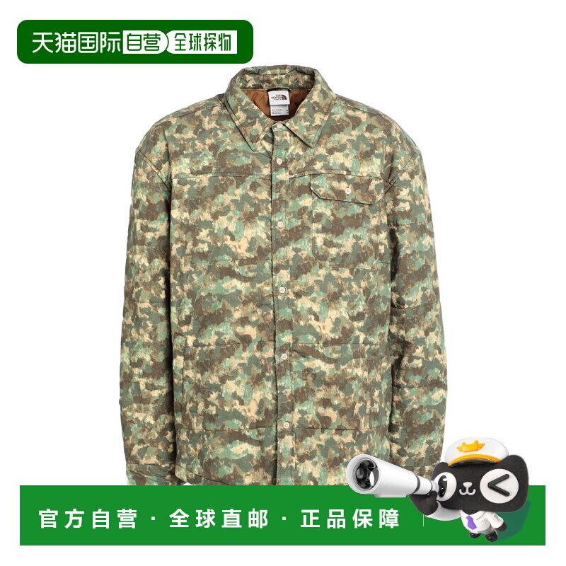 1h可退 香港直邮the north face 北面 男士 M66 STUFFED 迷彩衬衫