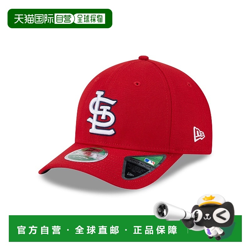 自营欧洲直邮New Era 9FORTY男女通用红色鸭舌帽