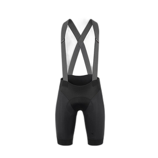 欧洲直邮Assos阿索斯男士自行车短裤黑色竞速系列合身舒适背带