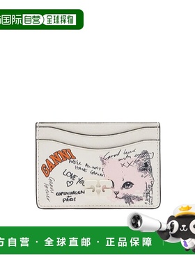 香港直邮Ganni 猫咪卡包 A7031收纳