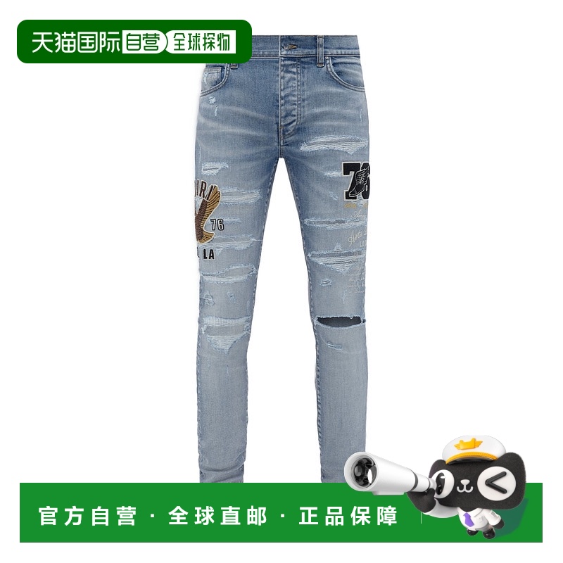 香港直邮Amiri 腰带环牛仔裤 PS24MDS014DE