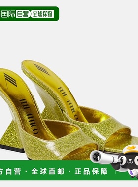 香港直邮The Attico 女士 Cheope 亮片凉拖 green绿色 舒适时尚