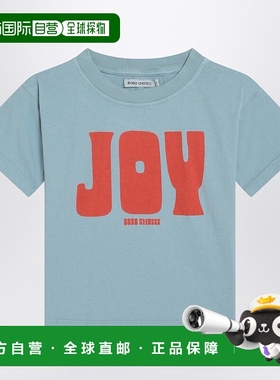 香港直邮bobo choses 女童 Gray-blue Joy T恤童装 B125AC010COGR