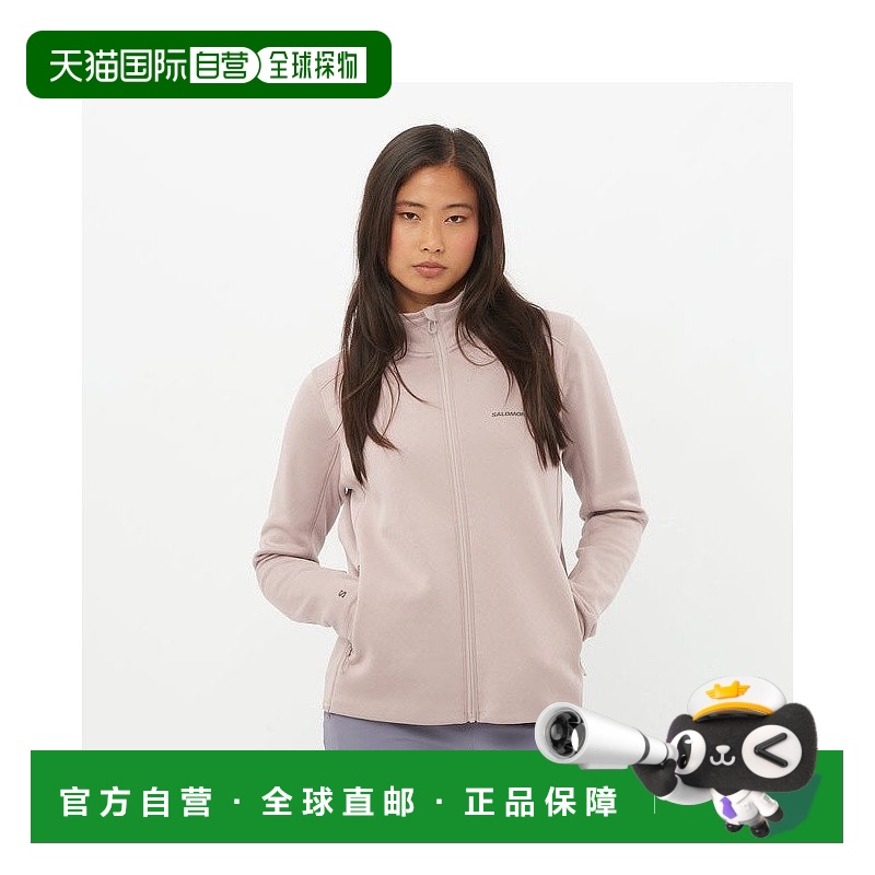 自营欧洲直邮Salomon萨洛蒙 OUTLINE WARM系列女士浅蓝色聚酯纤维