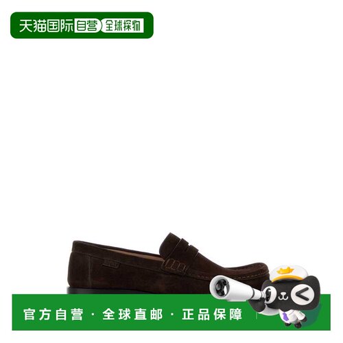 1h可退 香港直邮LOEWE 男士商务休闲鞋 M816290X58DARKBROWN SS20