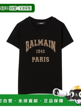 1h可退 香港直邮Balmain 巴尔曼 男童 带LogoT恤童装 6Q8D11KJ000