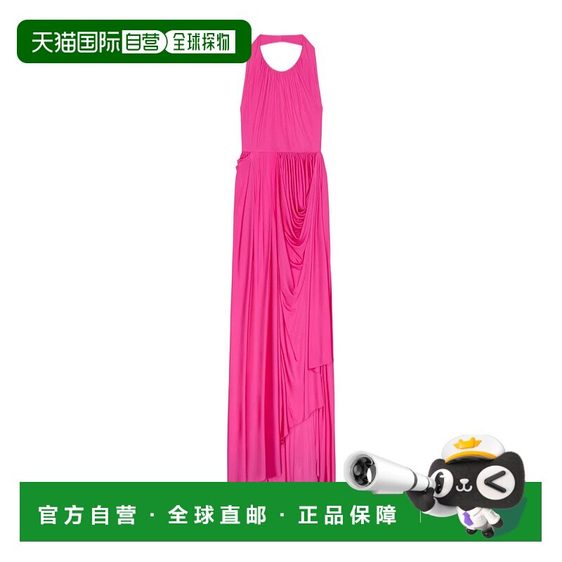 1h可退 香港直邮Givenchy 针织露背垂褶连衣裙 BW22SF3YSE长裙