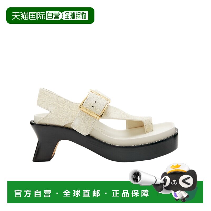 1h可退 香港直邮LOEWE 女士凉鞋 L814465X84CANVAS SS2024 黑色