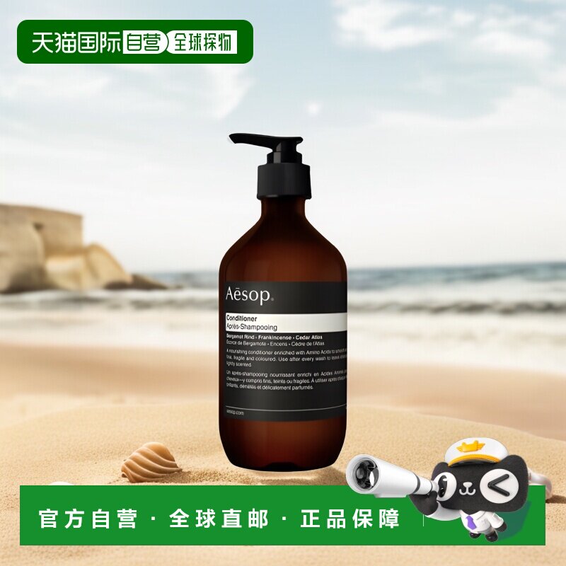 欧洲直邮Aesop伊索护发素500ml滋养护发润发乳护花精华素修复干枯