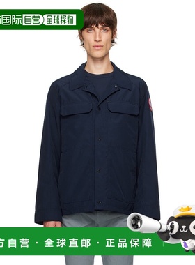 香港直邮Canada Goose 加拿大鹅 男士 海军蓝 Burnaby 夹克 2447M