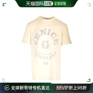 Brand 香港直邮Golden Deluxe GMP01220.P Goose 平纹针织印花T恤